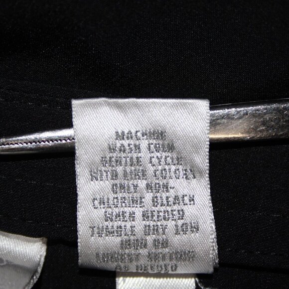 Chicos Zenergy Pant Sz 1 x 31 Reg Black Pockets Polyester Spandex Pant - Picture 11 of 16